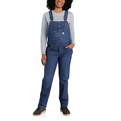 Carhartt Women's Rugged Flex Relaxed Fit Denim Bib Overall