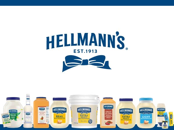 Hellmann's Extra Heavy Mayonnaise Jar, Extra Egg Yolk, Condiment for Sandwiches, Salads, Mayo Made with 100% Cage Free Eggs, Gluten Free 1 gallon 128 oz, Pack of 1