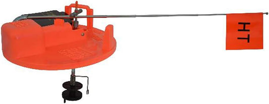 HT Enterprise PTE-200 Polar Therm Extreme Tip-Up W/ 200 ' Spool, Orange - Built in Tackle Box, Multi, one Size