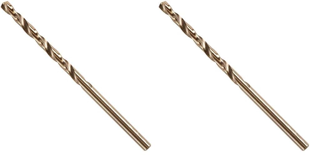 BOSCH CO14B 14-Piece Assorted Set with Included Case - Cobalt M42 Metal Drill Bits with Three-Flat Shank for Drilling Applications in Stainless Steel, Cast Iron, Titanium, and Light-Gauge Metal