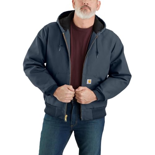 Carhartt Men's J140 Loose Fit Firm Duck Insulated Flannel-Lined Active Jac