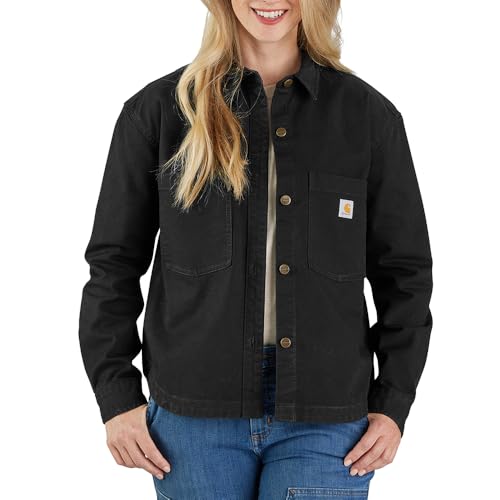 Carhartt Women's Rugged Flex Loose Fit Heavyweight Duck Overshirt