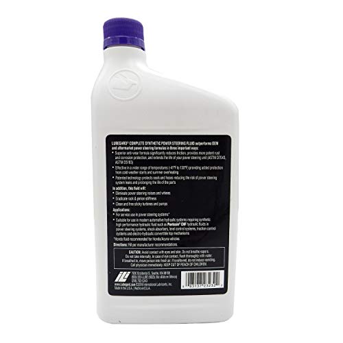 Lubegard 23232 Complete Synthetic Power Steering Fluid, 32 fl. oz.