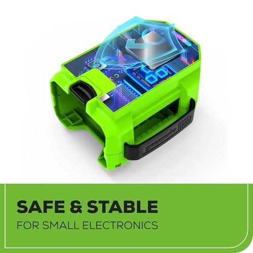 Greenworks Pro 80V (300 Watt) Power Inverter, 120V AC, for Charging Small Electronics, Smart Phones, Tablets, Small Televisions, Tool-Only, IV80A00