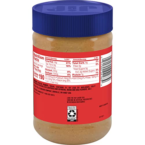 Jif Creamy Peanut Butter, 16 Ounces (Pack of 3)