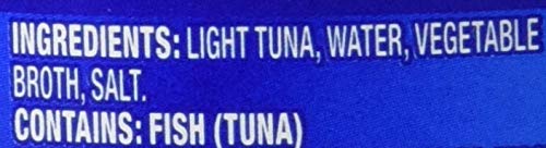 StarKist Chunk Light Tuna in Water, 5 oz (8 Pack) Canned Tuna Fish, Wild Caught, Gluten Free, Ready to Eat, Perfect for Salads, Keto Meals and Snacks, with 20g Protein & 90 Calories Per Serving