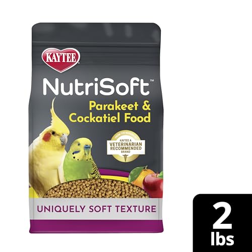 Kaytee Nutri Soft Pet Parrot & Conure Bird Food, 3 Pound