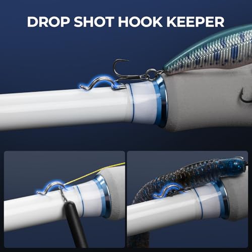 KastKing Centron Lite Travel Spinning Fishing Rod and Reel 6'6" M 2000 Reel Spinning
