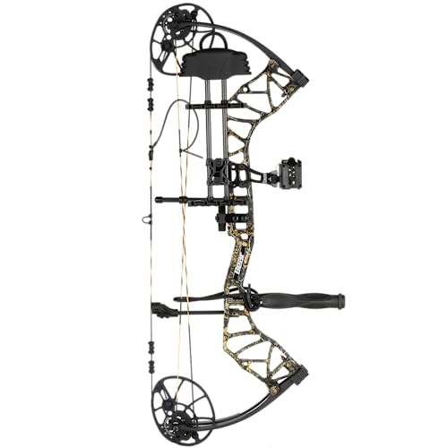 Bear Archery Legit Ready to Hunt Compound Bow Package for Adults & Youth, 14”- 30” Draw Length, 10-70 Lbs Draw Weight, Up to 315 FPS, Made in USA, Limited Life-Time Warranty