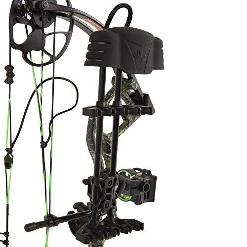 Bear Archery Royale Ready to Hunt Compound Bow Package for Adults and Youth, 12”- 27” Draw Length, 5-50 Lbs Draw Weight, Up to 290 FPS, Limbs Made in USA, Limited Life-Time Warranty
