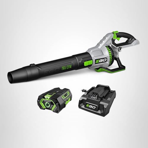 EGO POWER+ Leaf Blower, Cordless Electric 765 CFM, Includes 56V 5.0Ah Battery and Charger - LB7654
