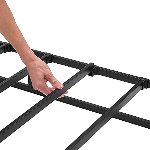 Amazon Basics Smart Box Spring Bed Base, 9-Inch Height Mattress Foundation, Tool-Free Easy Assembly, Strong Support, Queen, 79"L x 59.5"W x 9"H, White