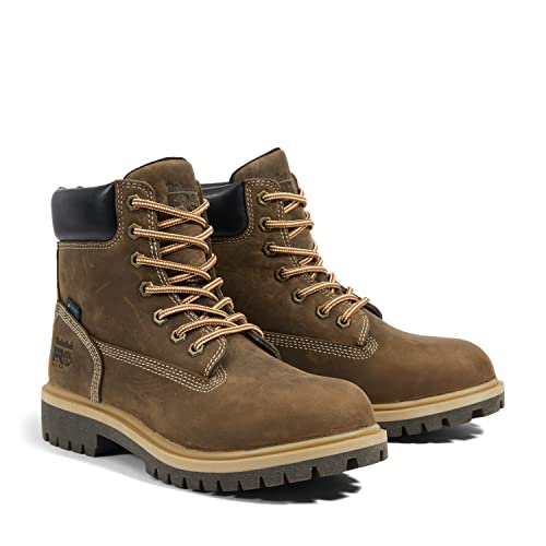 Timberland PRO Women's Direct Attach 6 Inch Steel Safety Toe Insulated Waterproof Industrial Work Boot
