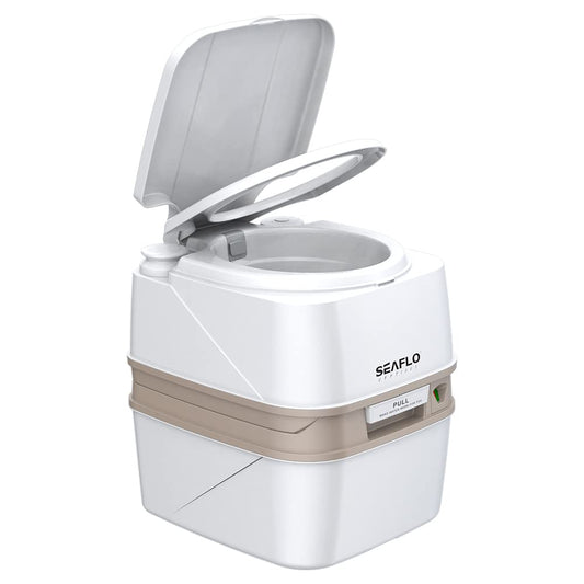 SEAFLO Portable Toilet for RV, Boat, and Camping (4.8 Gallon - Premium Ver.)