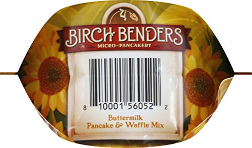 Organic Pancake and Waffle Mix, Classic Recipe by Birch Benders, Whole Grain, Non-GMO, Just Add Water, 16oz (Packaging may vary)