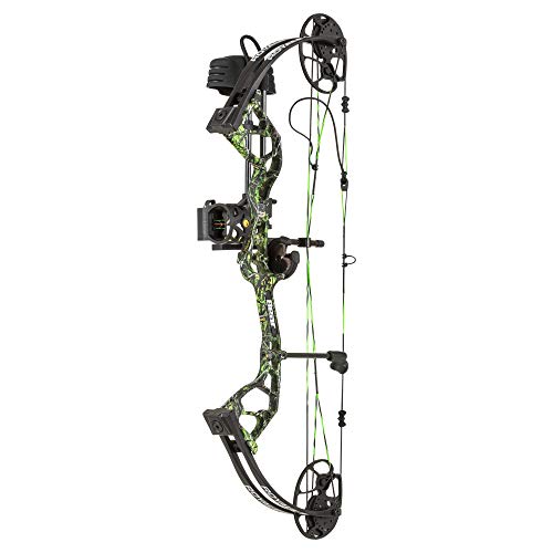 Bear Archery Royale Ready to Hunt Compound Bow Package for Adults and Youth, 12”- 27” Draw Length, 5-50 Lbs Draw Weight, Up to 290 FPS, Limbs Made in USA, Limited Life-Time Warranty