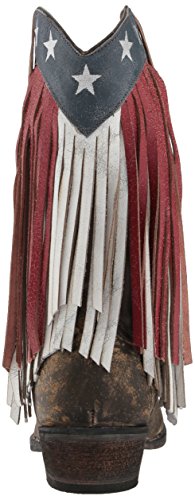 ROPER Women's American Beauty Fringe Western Boot