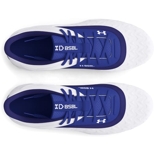 Under Armour Boys' Leadoff Low RM JR 3.0, (400) Royal/White/Royal, 3, US