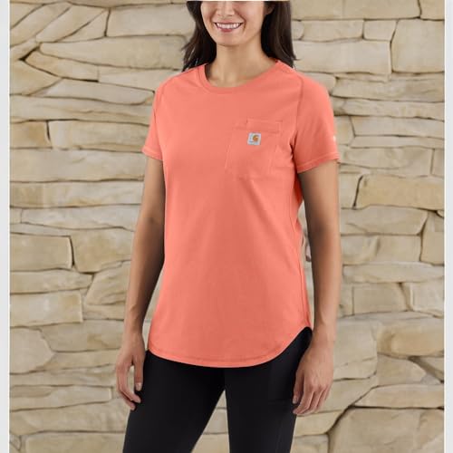 Carhatt Women's Force Relaxed Fit Midweight Pocket TShirt