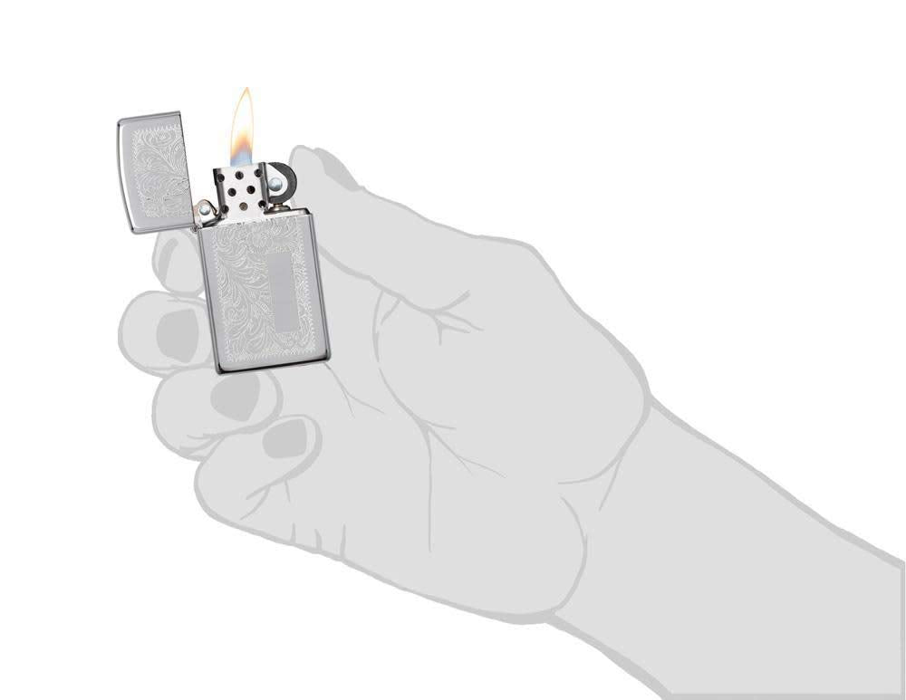 Zippo 200 Classic Brushed Chrome Pocket Lighter