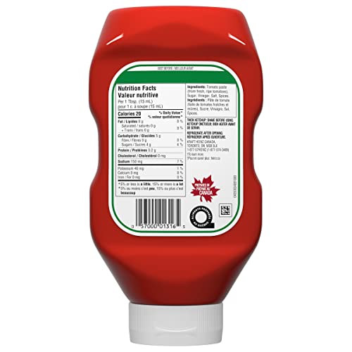 Heinz Ketchup Forever Full Inverted Bottle (20 oz, Pack of 12)