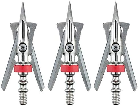RAGE Hypodermic Crossbow Broadhead, 100g, Multi (39600),silver