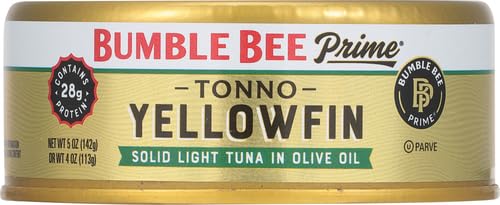 Bumble Bee Prime Atlantic Salmon, 5 oz Can - Premium Salmon - 24g Protein per Serving - Gluten Free & Kosher