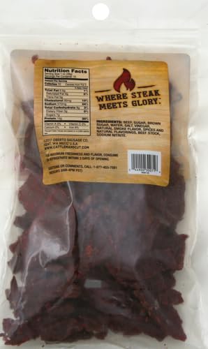 Cattleman's Cut Peppered Steakhouse Beef Jerky, 10 Ounce