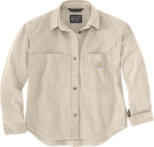 Carhartt Women's Rugged Flex Loose Fit Heavyweight Duck Overshirt
