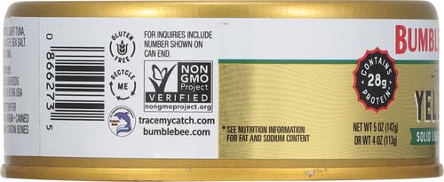 Bumble Bee Prime Atlantic Salmon, 5 oz Can - Premium Salmon - 24g Protein per Serving - Gluten Free & Kosher