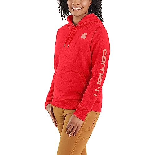 Carhartt Women's Clarksburg Graphic Sleeve Pullover Sweatshirt (Regular and Plus Sizes)