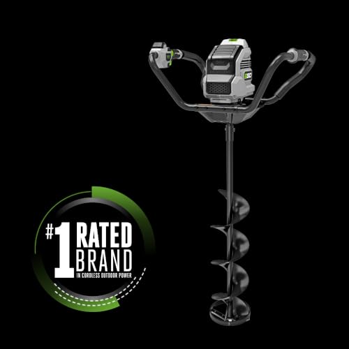 EGO Power+ 8" Auger, Electric Ice Auger for Ice Fishing, Battery and Charger Not Included - IG0800