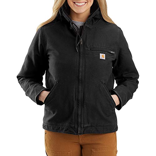 Carhartt Women's Loose Fit Washed Duck Sherpa Lined Jacket