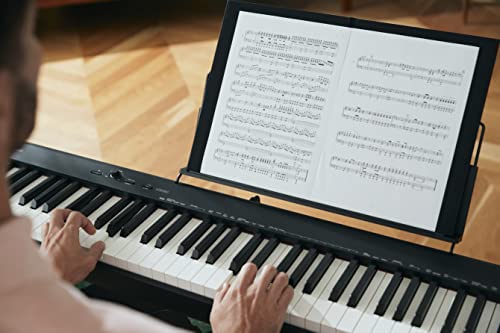 Casio CDP-S160 88-Key Compact Digital Piano - Black Bundle with CS-470P Stand, Triple Pedal System, Bench, Instructional Book, Online Lessons, Instructional DVD, and Austin Bazaar Polishing Cloth
