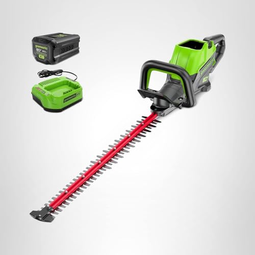 Greenworks 80V 26" Brushless Hedge Trimmer with 2.0Ah Battery and 2A Charger
