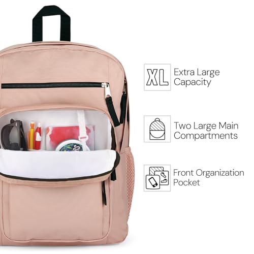 JanSport Laptop Backpack - Computer Bag with 2 Compartments, Ergonomic Shoulder Straps, 15” Laptop Sleeve, Haul Handle - Cargo Green