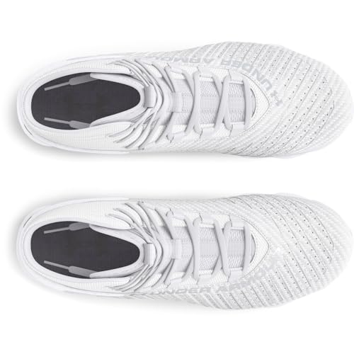 Under Armour Men's Highlight Franchise RM 2.0, (100) White/White/Metallic Silver, 7.5, US