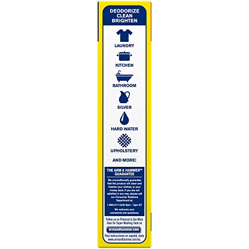 ARM & HAMMER Super Washing Soda Household Cleaner and Laundry Booster, 55 oz Box