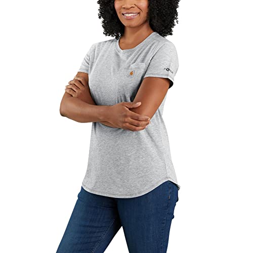 Carhatt Women's Force Relaxed Fit Midweight Pocket TShirt
