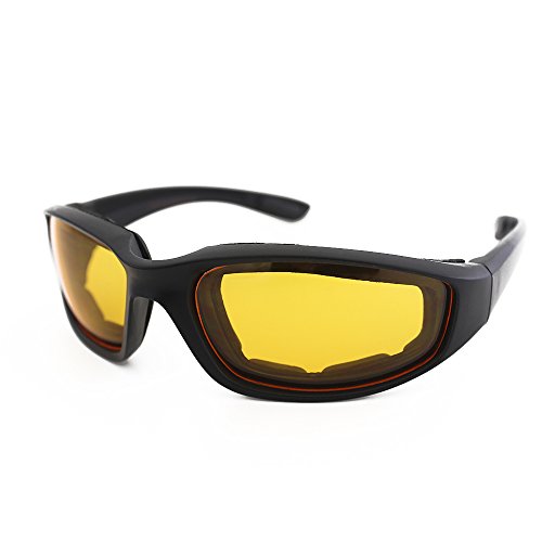 3 Pair Motorcycle Riding Glasses Padding Goggles UV Protection Dustproof Windproof Motorcycle Sunglasses for Outdoor Actives