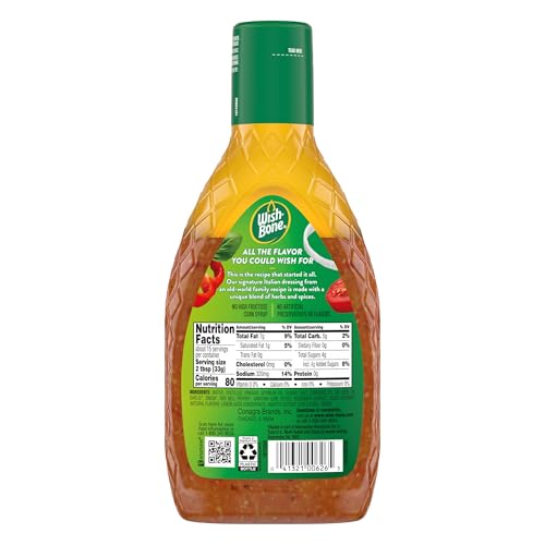 Wish-Bone Zesty Robusto Italian Salad Dressing, 15 FL OZ