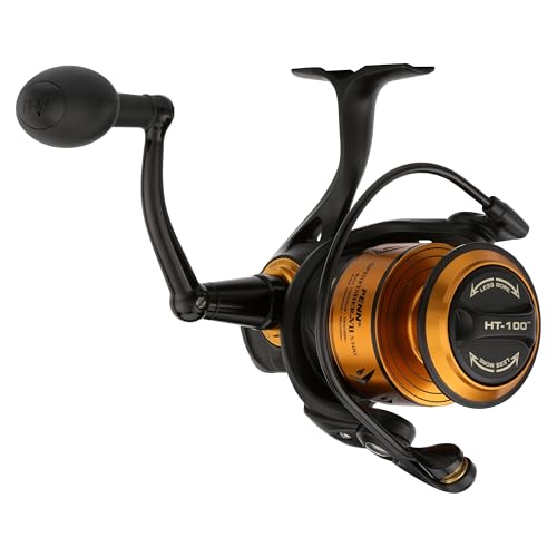 PENN Spinfisher VII 7500 Saltwater Spinning Reel, Right/Left Handle Position, IPX5 Seal, HT-100 Front Drag, Superline Spool, Precise CNC Gear Technology