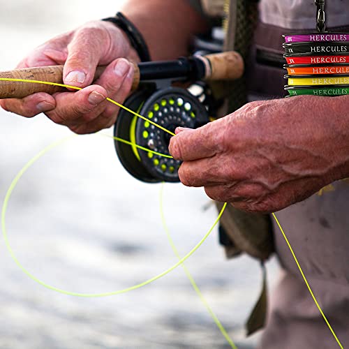 HERCULES Fly Fishing Line Floating Weight Forward Fly Line with Double Welded Loop
