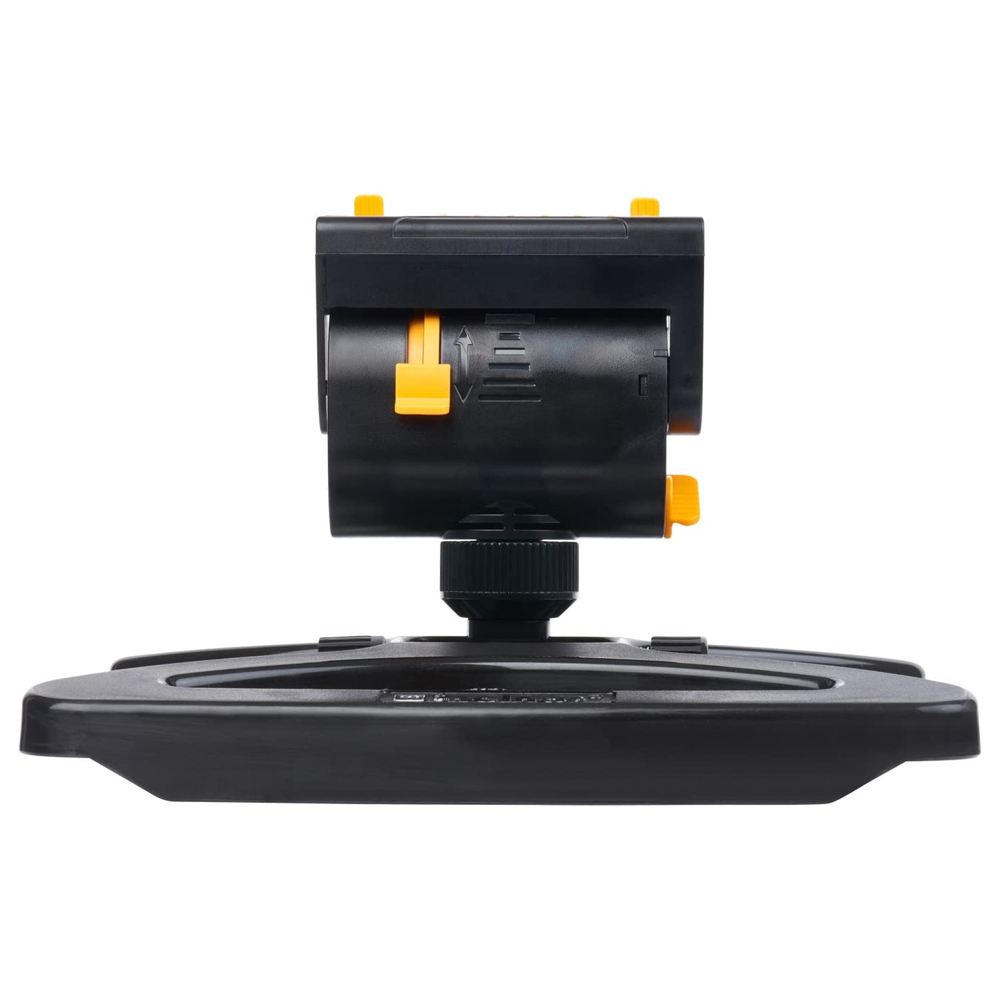 Melnor 65131AMZ MiniMax Turbo Oscillator Sprinkler, 4000 sq. ft., 4-Way Adjustable, Quick Connect Bundle, Black, Yellow