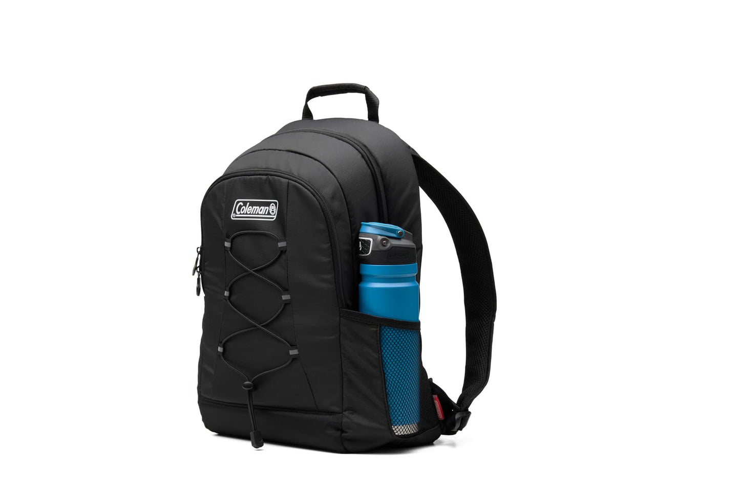 Coleman Chiller Insulated Backpack Cooler, Leakproof 28-Can Backpack Cooler with 12+ Hour Ice Retention, Made with Recycled Materials, Great for Beach, Camping, Hiking, Tailgates, Groceries, & More