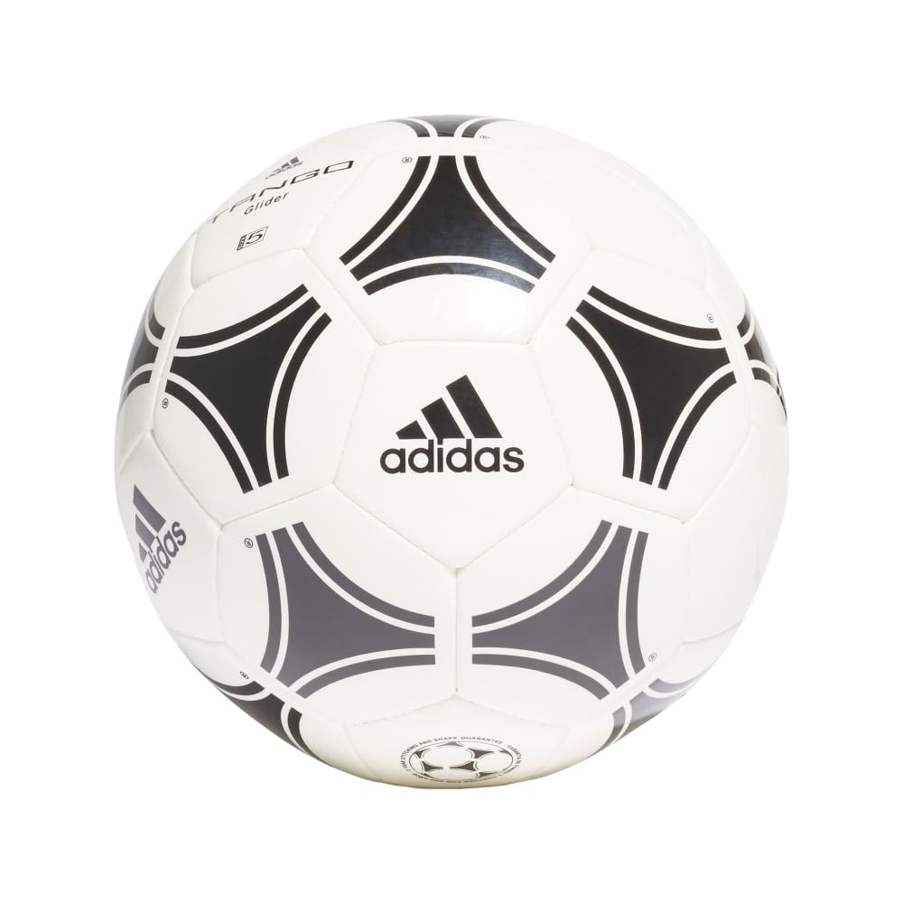 adidas Unisex-Adult Tango Glider Soccer Ball, White/Black, 5
