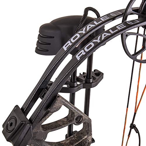 Bear Archery Royale Ready to Hunt Compound Bow Package for Adults and Youth, 12”- 27” Draw Length, 5-50 Lbs Draw Weight, Up to 290 FPS, Limbs Made in USA, Limited Life-Time Warranty