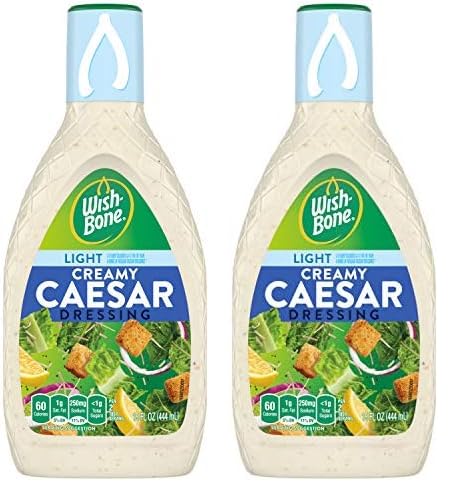 Wish-Bone Light Creamy Caesar Dressing, 15 FL oz