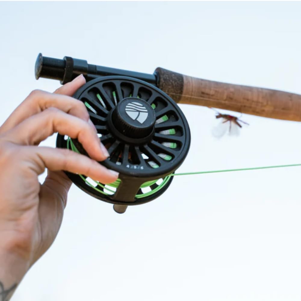 best fly reel for redington vice 5wt Redington Crosswater Fly Fishing Outfit – 4-Piece Fly Rod with Crosswater Reel, Rio Mainstream WF5F Fly Line & Zippered Travel Case – Complete
