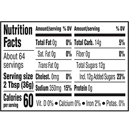 Kraft Hickory Smoke Slow-Simmered Barbecue Sauce, 17.5 oz Bottle